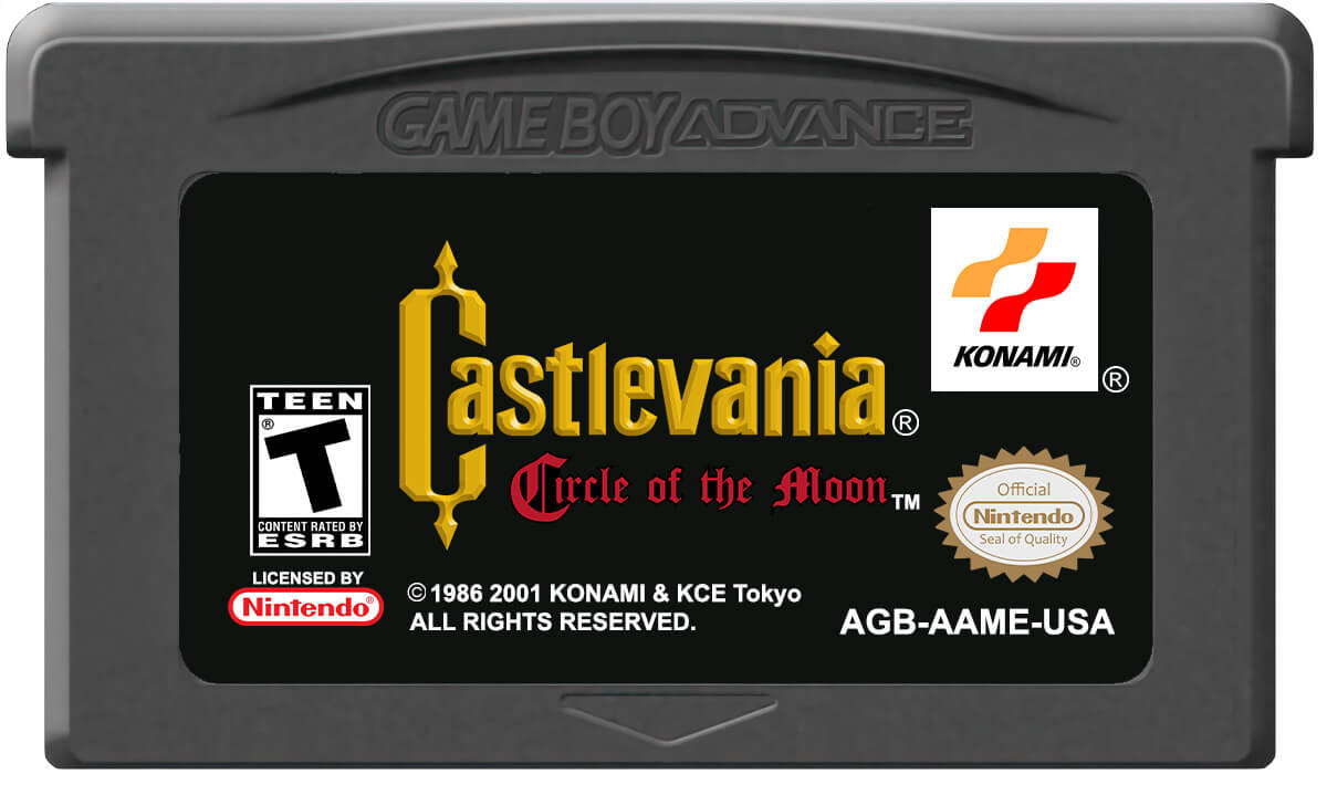 Лицензионный картридж Castlevania Circle of the Moon для Game Boy Advance
